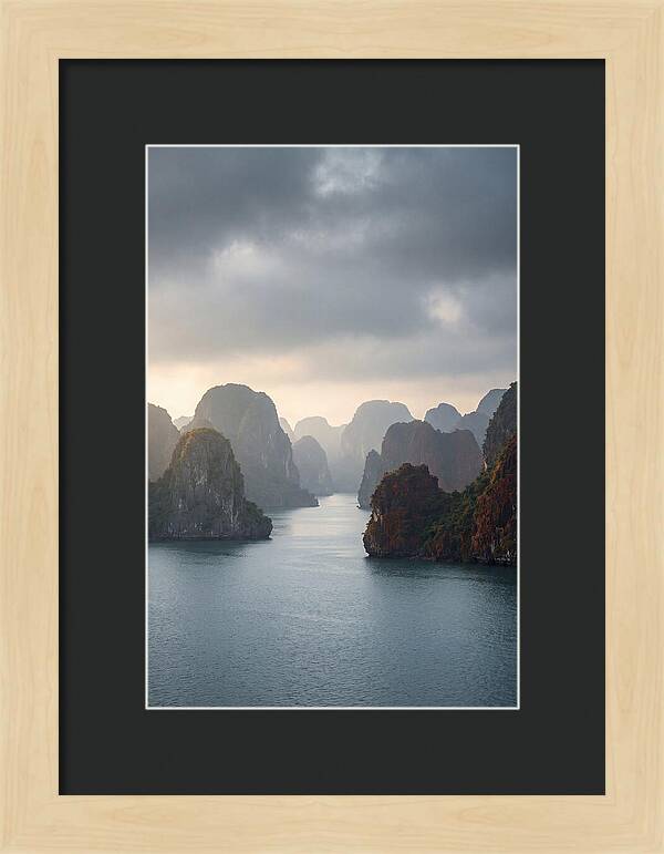 Tranquil Dawn Over Ha Long Bay