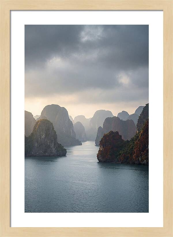 Tranquil Dawn Over Ha Long Bay