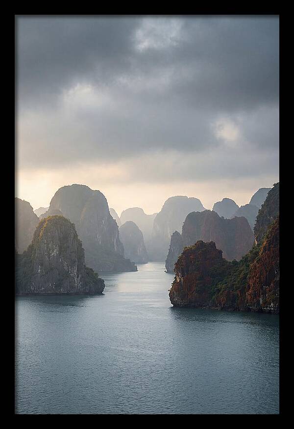 Tranquil Dawn Over Ha Long Bay