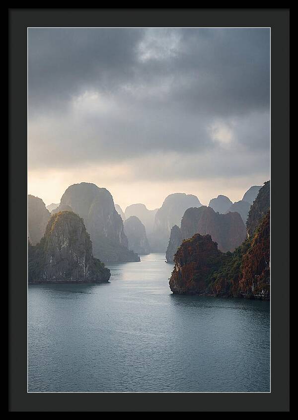 Tranquil Dawn Over Ha Long Bay