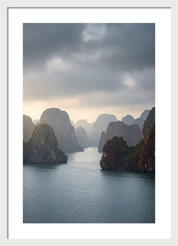 Tranquil Dawn Over Ha Long Bay