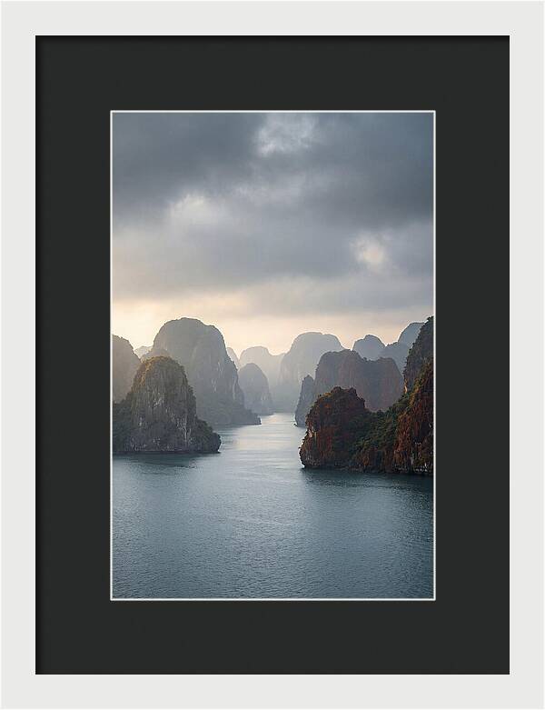 Tranquil Dawn Over Ha Long Bay