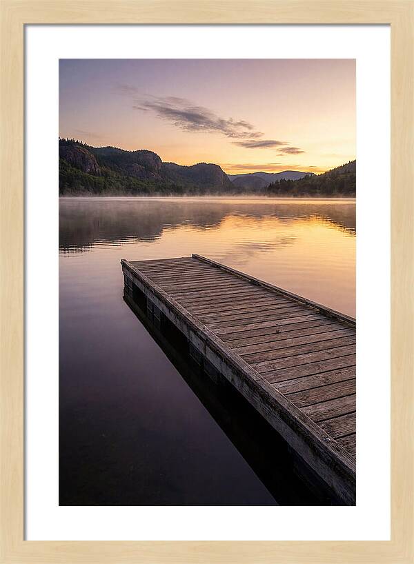 Tranquil Dawn Over Water
