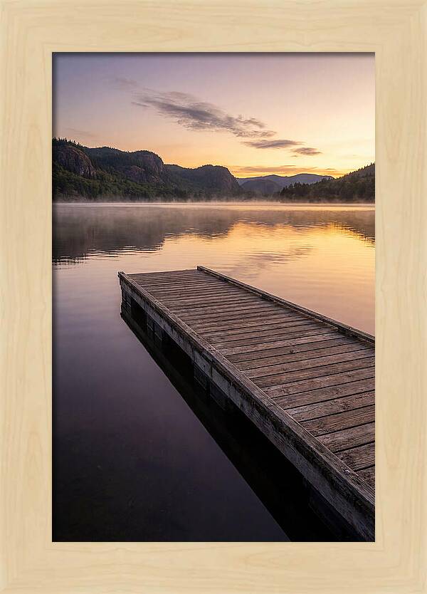 Tranquil Dawn Over Water