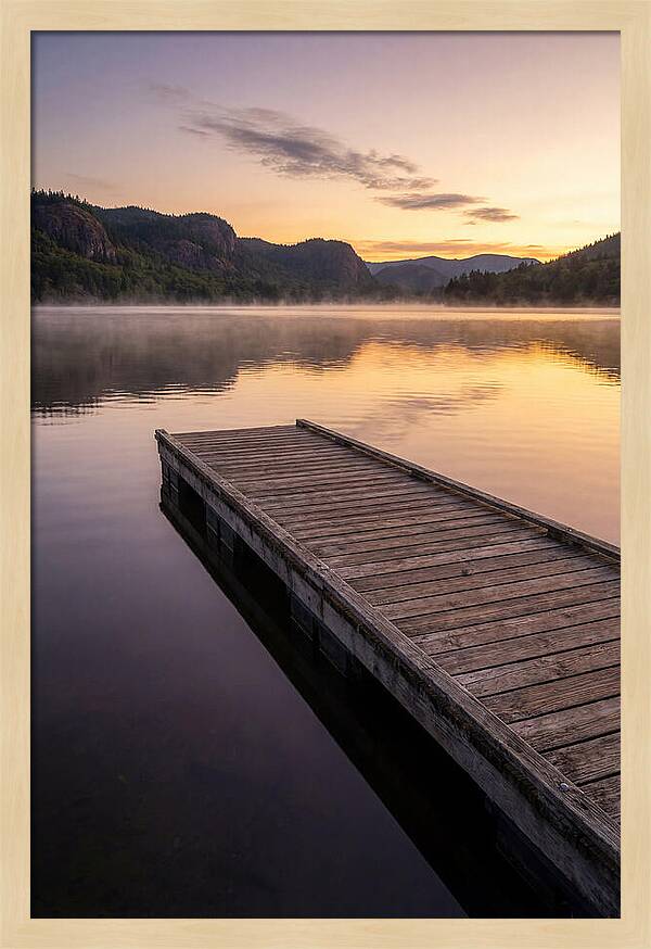 Tranquil Dawn Over Water