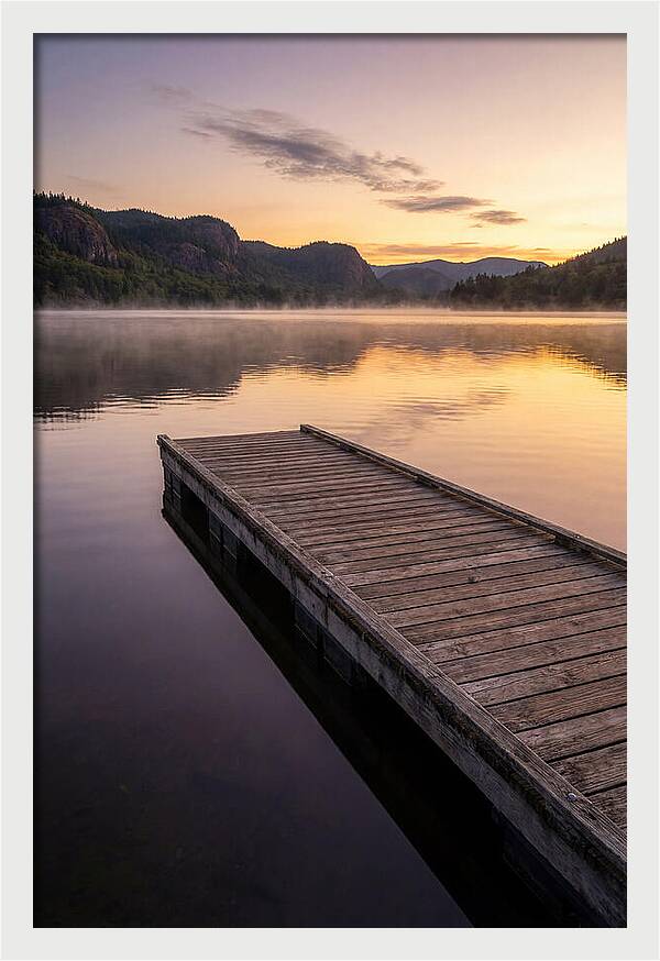 Tranquil Dawn Over Water