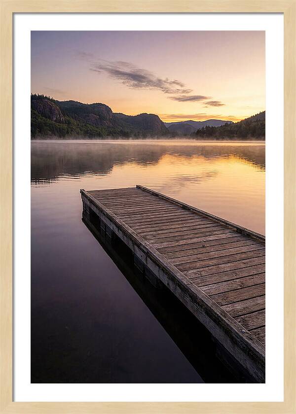 Tranquil Dawn Over Water