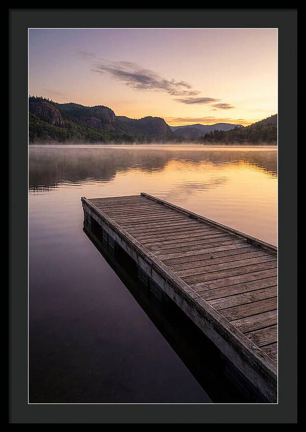Tranquil Dawn Over Water