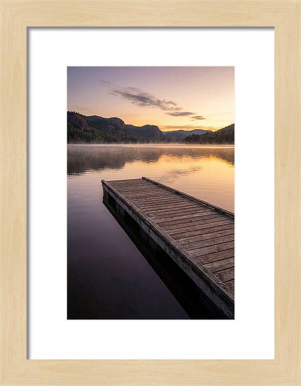 Tranquil Dawn Over Water