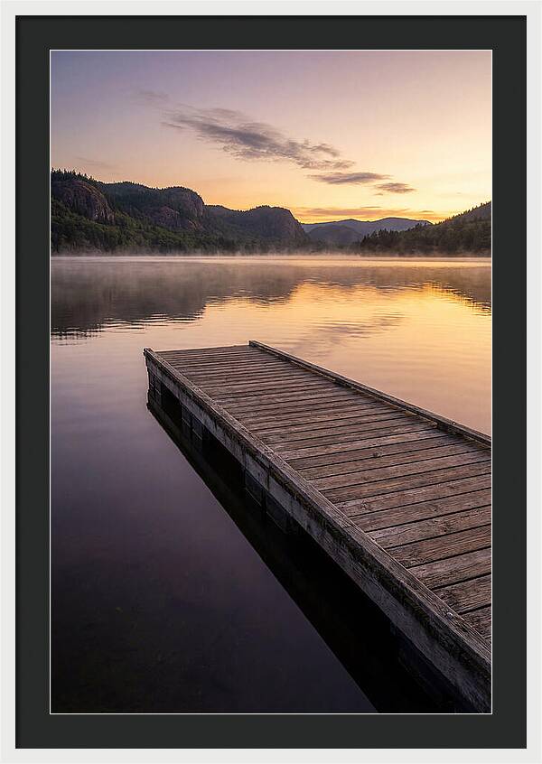 Tranquil Dawn Over Water