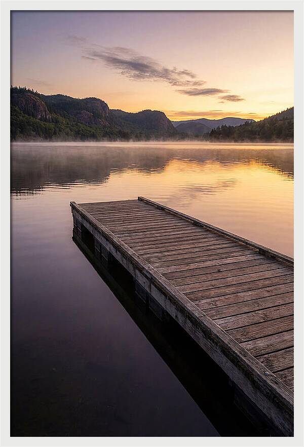 Tranquil Dawn Over Water