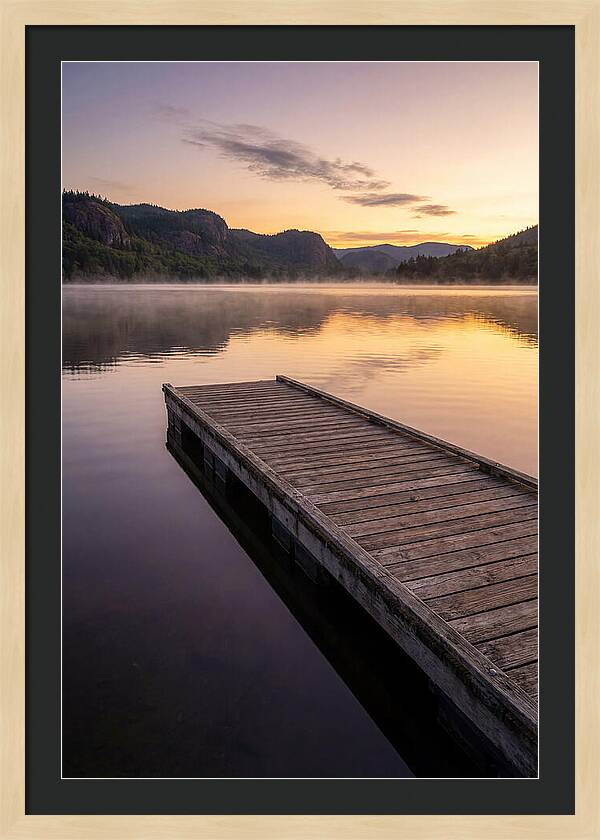 Tranquil Dawn Over Water