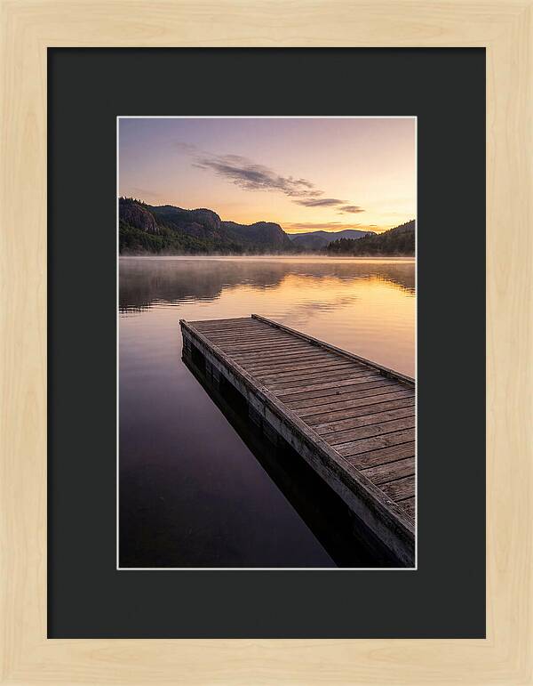 Tranquil Dawn Over Water