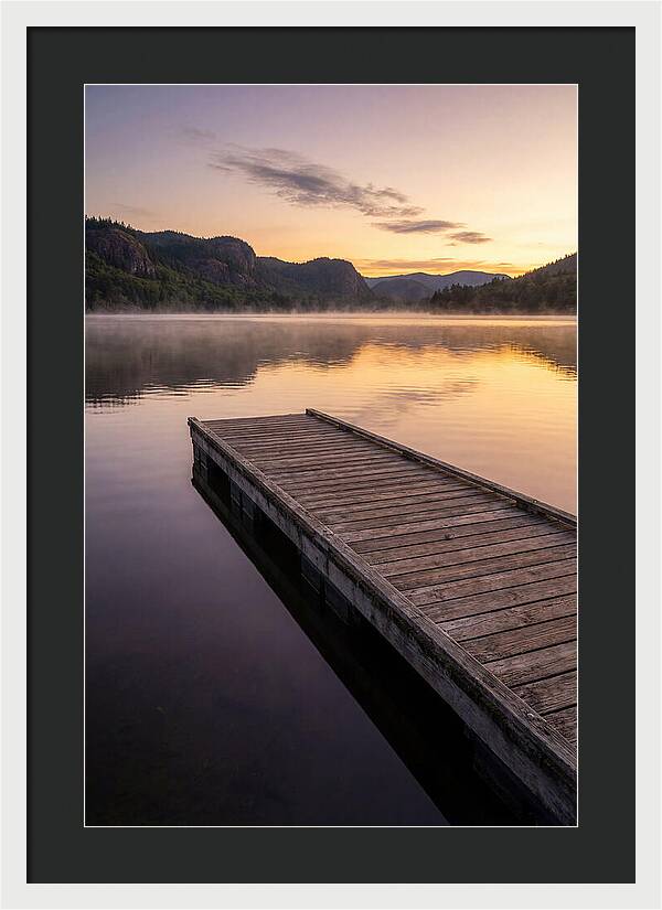 Tranquil Dawn Over Water
