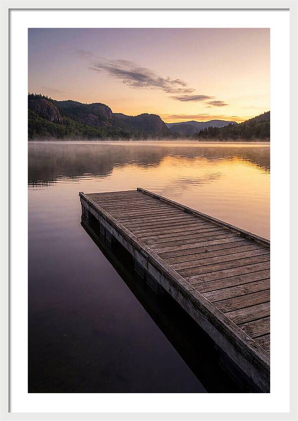 Tranquil Dawn Over Water