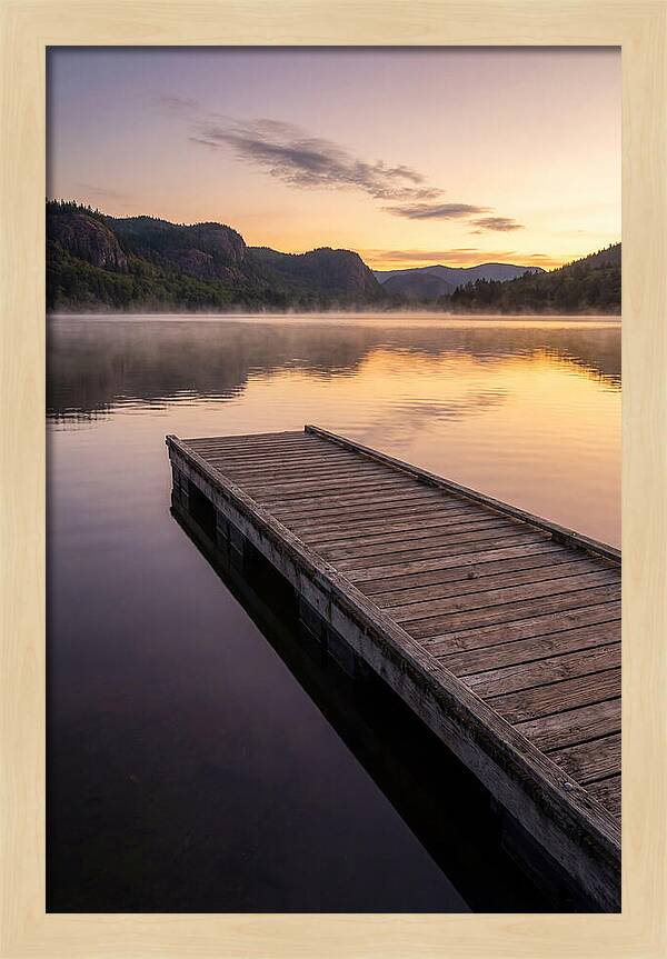 Tranquil Dawn Over Water