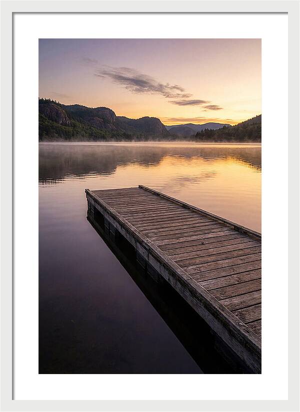 Tranquil Dawn Over Water