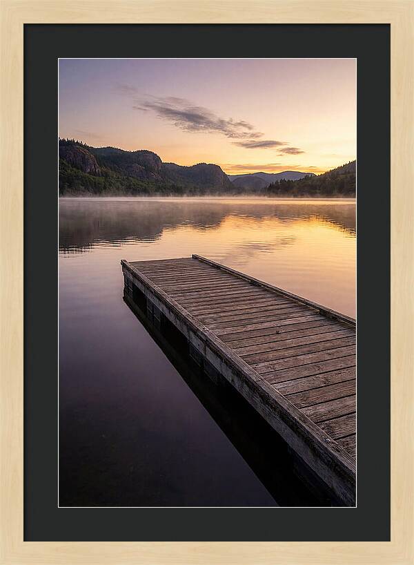 Tranquil Dawn Over Water