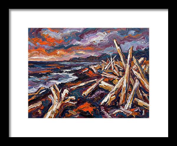 Tranquil Driftwood Shoreline