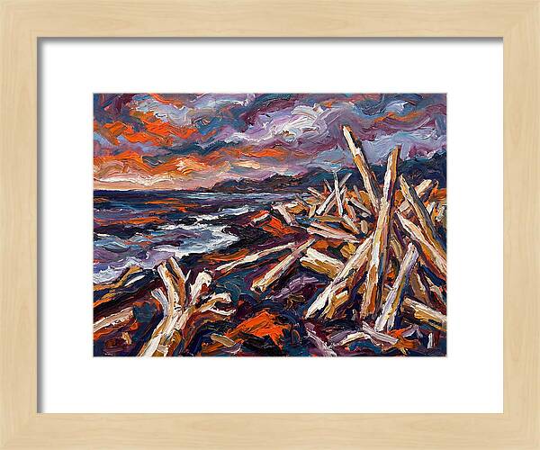 Tranquil Driftwood Shoreline
