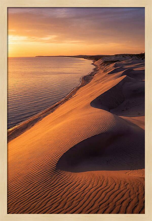 Tranquil Dunes At Dawn