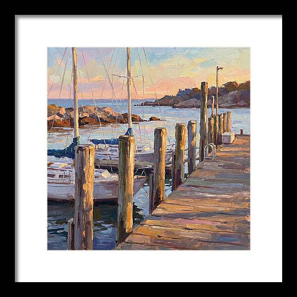 Tranquil Dusk By The Dock