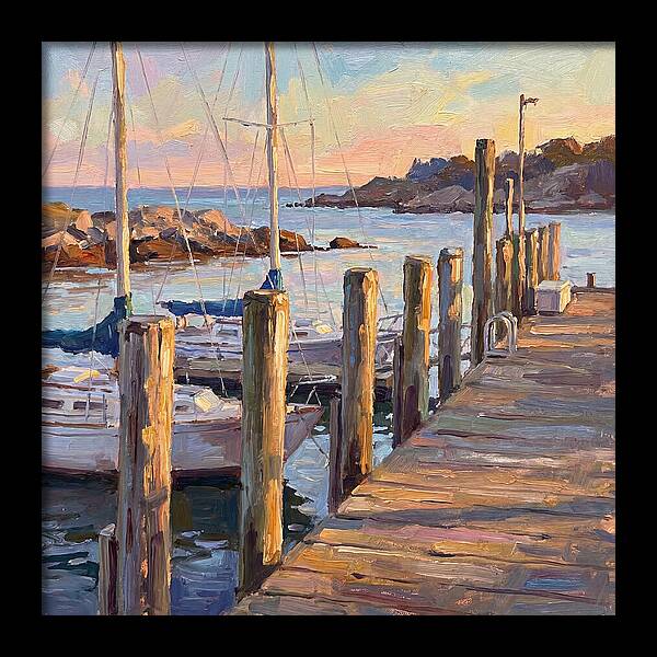 Tranquil Dusk By The Dock