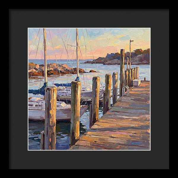Tranquil Dusk By The Dock