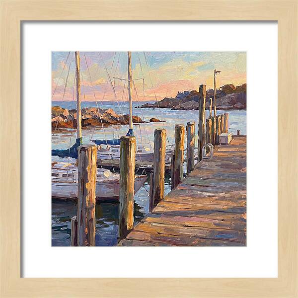 Tranquil Dusk By The Dock