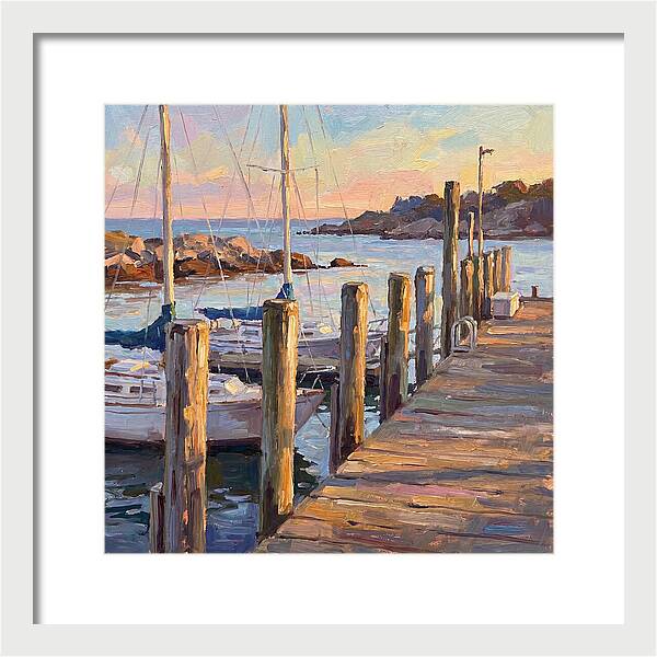 Tranquil Dusk By The Dock