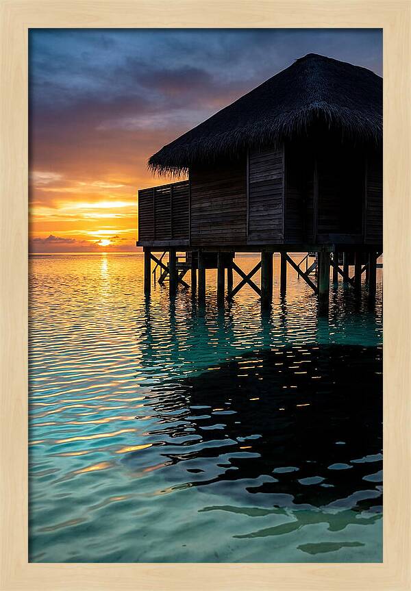 Tranquil Dusk Overwater Retreat