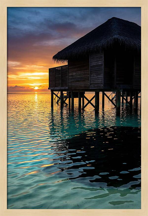 Tranquil Dusk Overwater Retreat