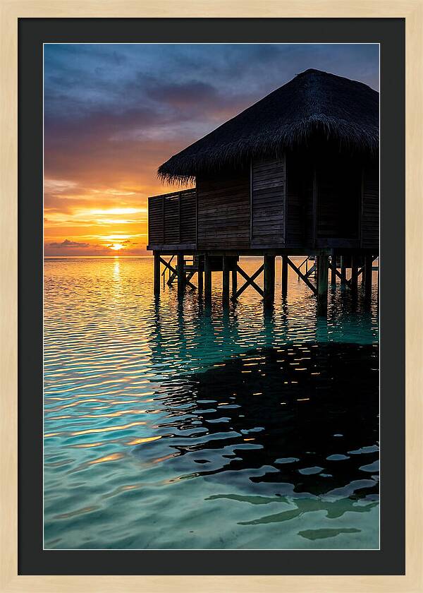 Tranquil Dusk Overwater Retreat