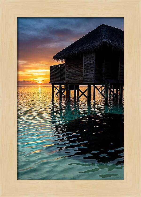 Tranquil Dusk Overwater Retreat