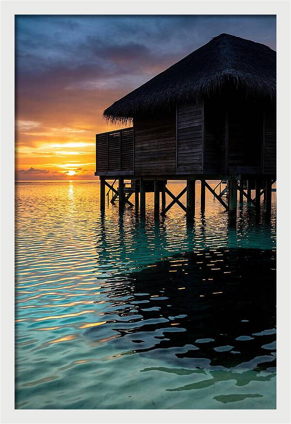 Tranquil Dusk Overwater Retreat