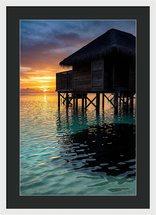 Tranquil Dusk Overwater Retreat