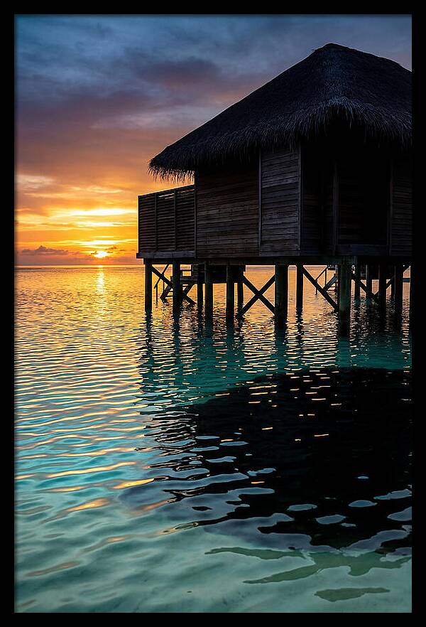 Tranquil Dusk Overwater Retreat