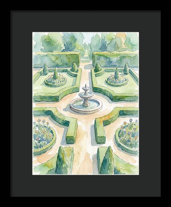 Tranquil Elegance Of A Garden