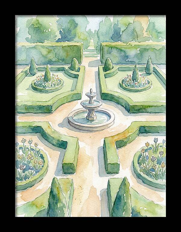Tranquil Elegance Of A Garden