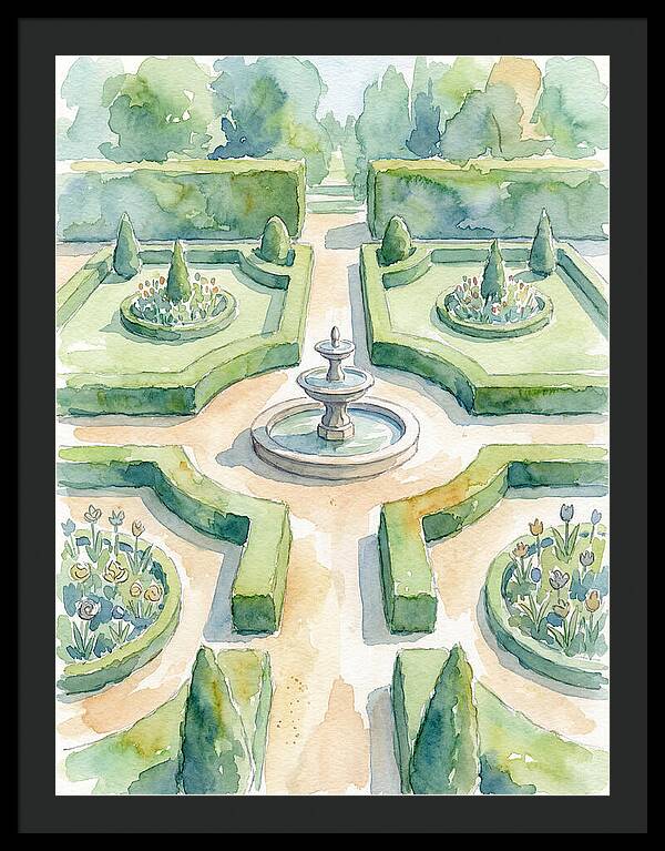 Tranquil Elegance Of A Garden