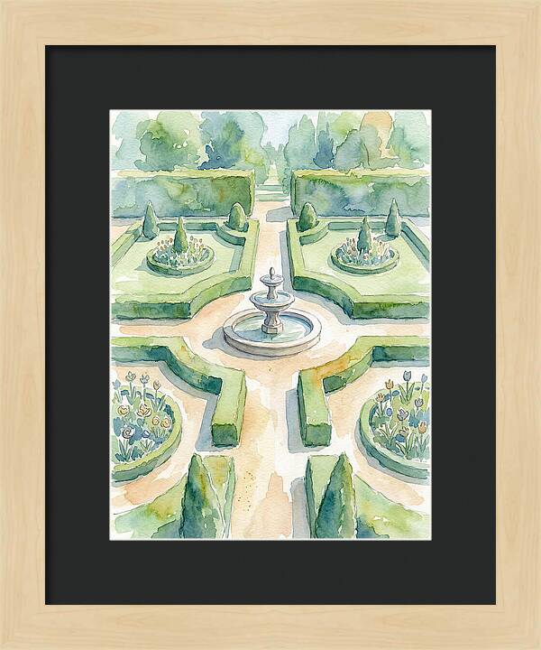 Tranquil Elegance Of A Garden