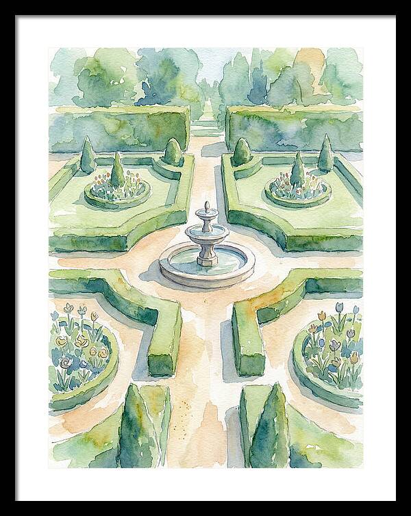 Tranquil Elegance Of A Garden