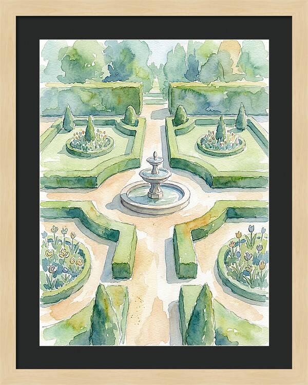 Tranquil Elegance Of A Garden