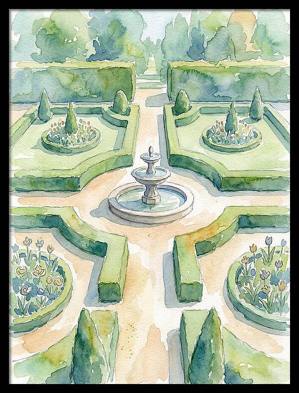 Tranquil Elegance Of A Garden