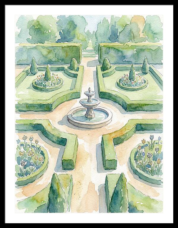 Tranquil Elegance Of A Garden