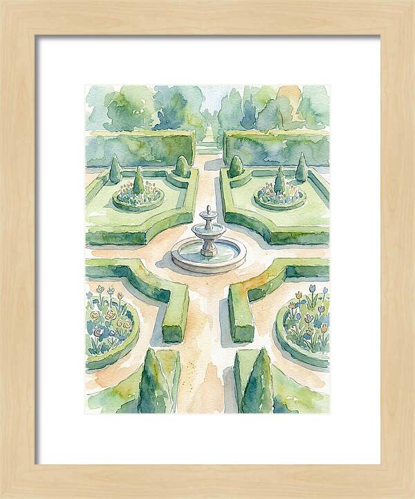 Tranquil Elegance Of A Garden