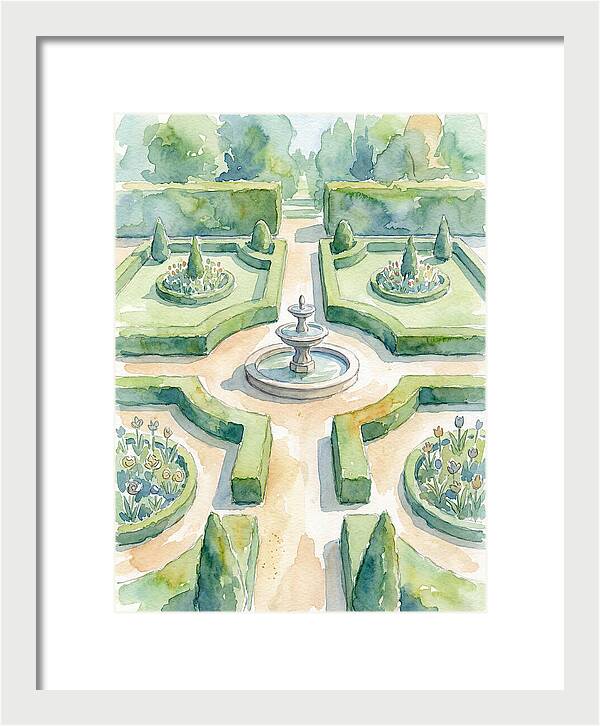 Tranquil Elegance Of A Garden