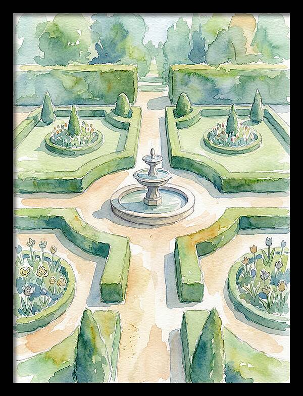 Tranquil Elegance Of A Garden