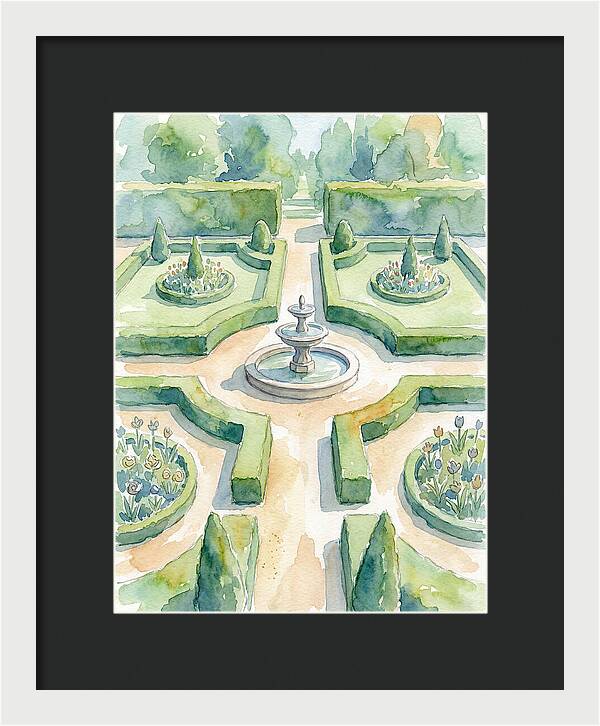 Tranquil Elegance Of A Garden