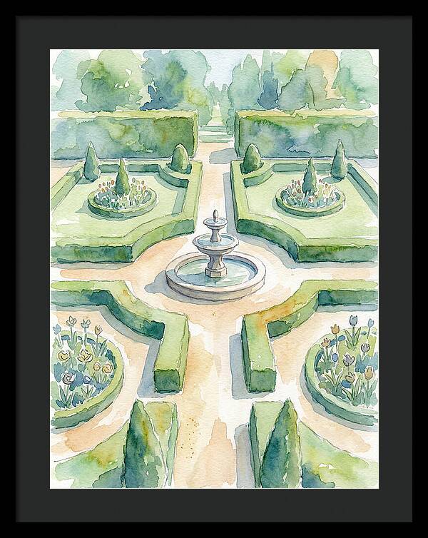 Tranquil Elegance Of A Garden